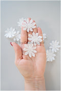 10pcs. Lace flowers for sewing on/ 3D flower lace applique/ wedding dress lace applique/ wedding dress applique// A19-104/2
