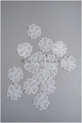 30pcs 3D lace flowers for sewing on/ 3D flower lace applique/ 3D lace flower for wedding dress/ bridal lace// A20-193
