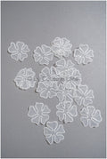 30pcs 3D lace flowers for sewing on/ 3D flower lace applique/ 3D lace flower for wedding dress/ bridal lace// A20-193