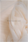 38 yds/34.7m BOLT - very soft tulle fabric for bridal veils &amp; wedding dresses/ cream soft tulle fabric// R-166-22 BOLT 38YDS 