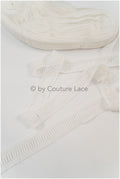 4yds crochet lace for boho wedding dresses/ lace trim off-white/ bridal lace/ geometric lace// T20-117