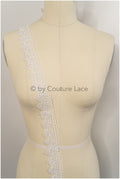 3yds Soft Crochet Lace Trim/ Guipure Lace Trim/ Crocheted Lace Trim/ Boho Lace Trim// T21-127