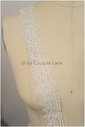 3yds Soft Crochet Lace Trim/ Guipure Lace Trim/ Crocheted Lace Trim/ Boho Lace Trim// T21-127
