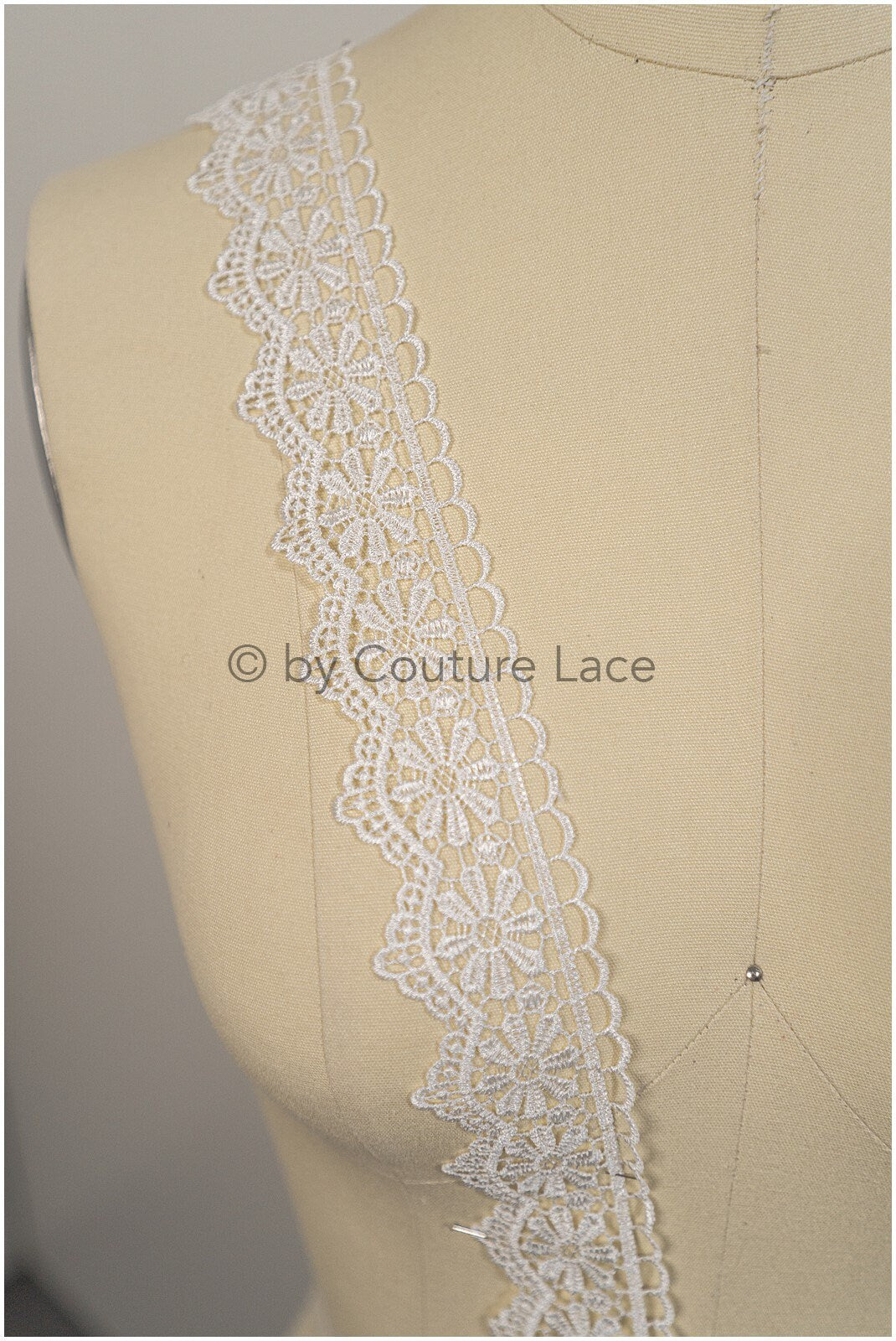 3yds Weiche Häkelspitze Borte/ Guipure Spitzenbesatz/ gehäkelte Spitzenborte/ Boho Spitze Borte// T21-127